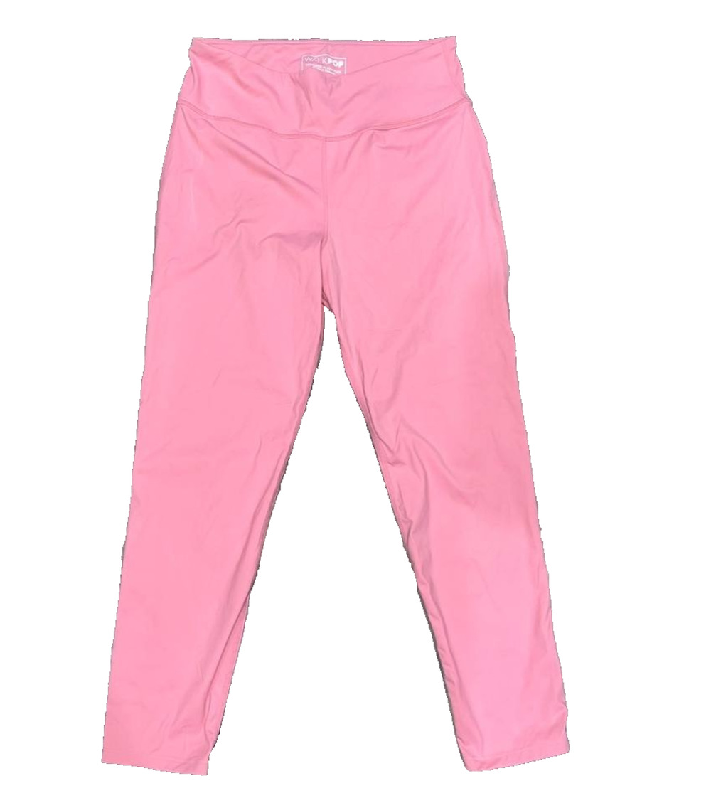 Walkpop womens compression high rise Pink Y2K Leggings Medium A006080